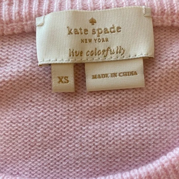 Kate Spade wink and lips sweater size XS - Picture 4 of 10